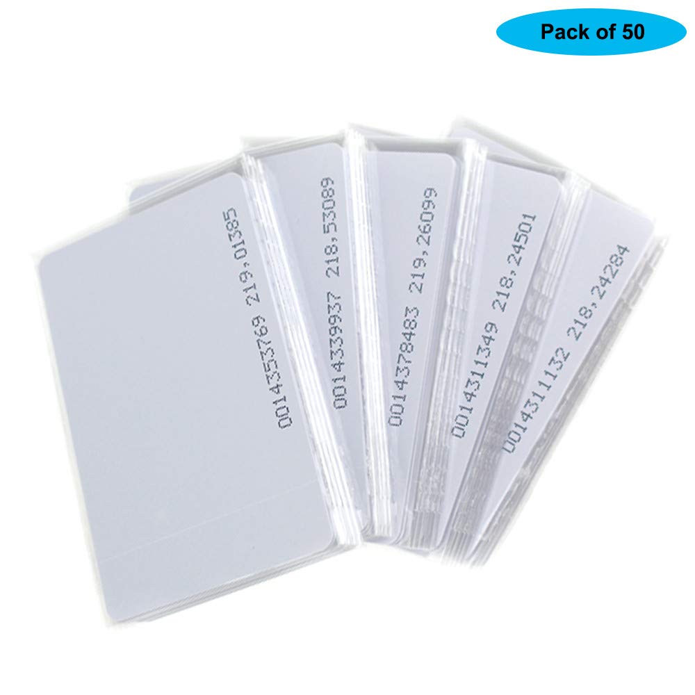 PACK 5 TARJETAS DE IDENTIFICACION RF ID PROXIMIDAD