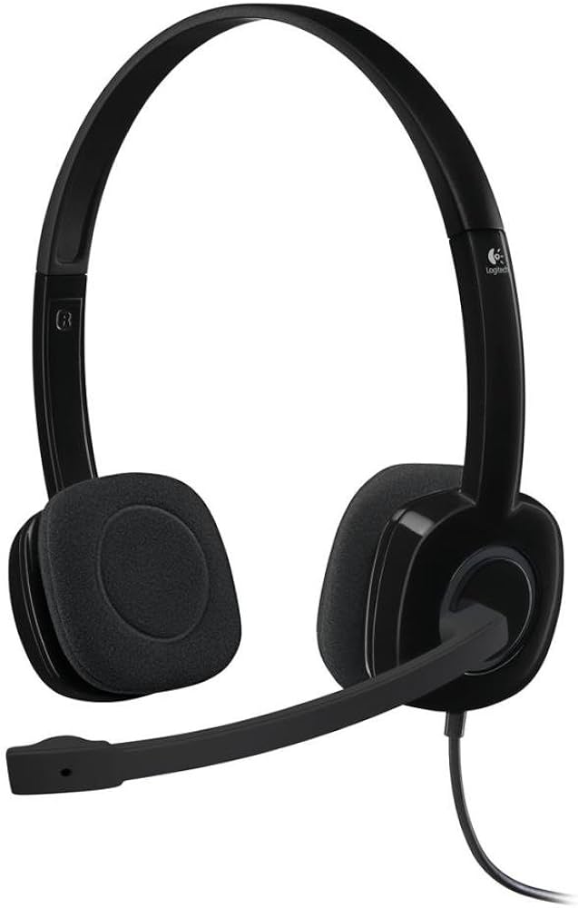 AURICULARES DIADEMA CON MICRO LOGITECH H151 (JACK)
