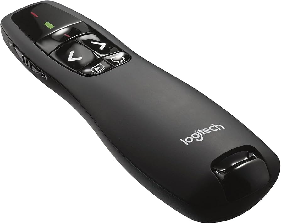 PUNTERO PRESENTADOR DE DIAPOSITIVAS INALAMBRICO LOGITECH R400 SERIES