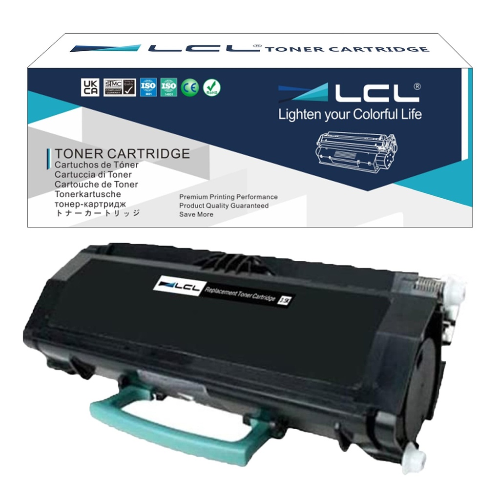 TONER COMPATIBLE LEXMARK XLE260C E260A11E NEGRO 3500 PAG