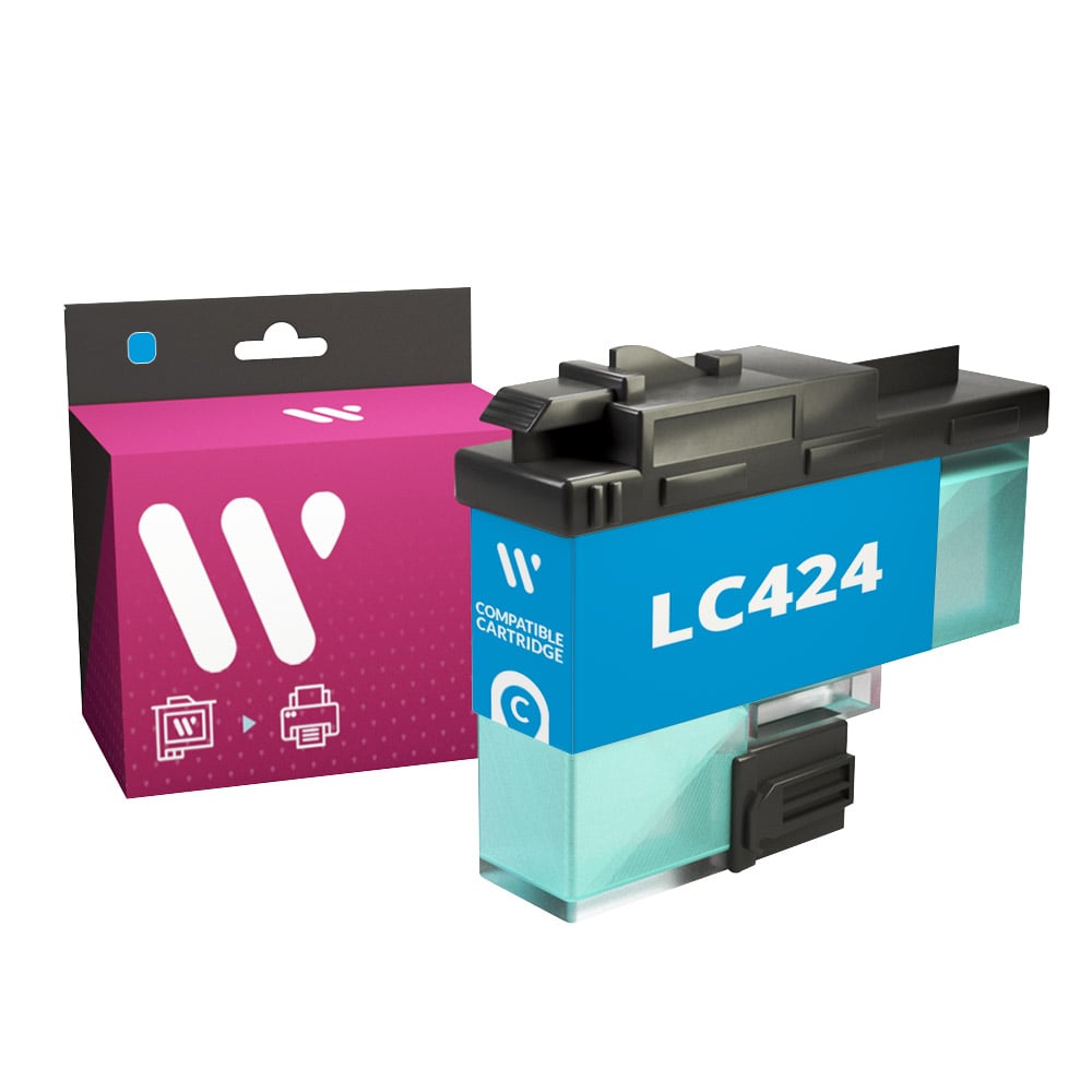 C C BROTHER LC424C CYAN 750 PAGS
