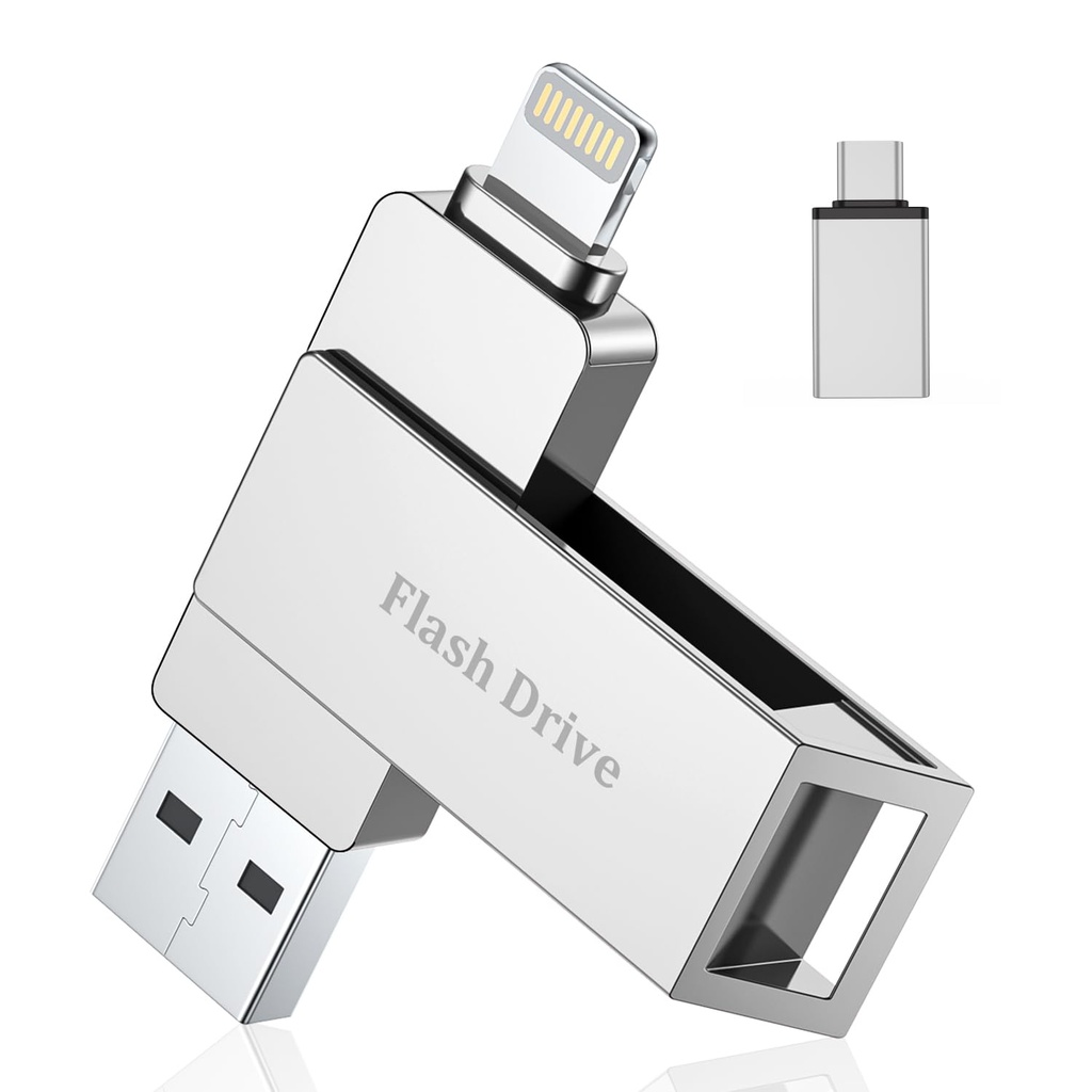 PENDRIVE 256GB USB 3.0 CON OTG LIGHTNING IPHONE IPAD