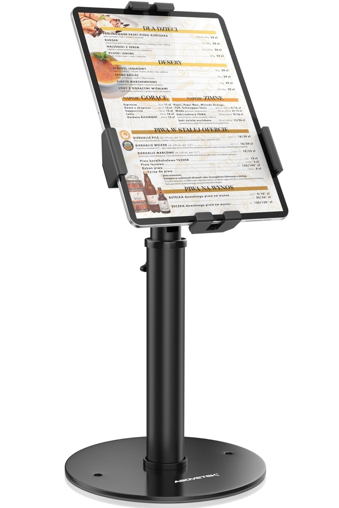 SOPORTE SOBREMESA UNIVERSAL AJUSTABLE PARA TABLET O SMARTPHONE 7-11"