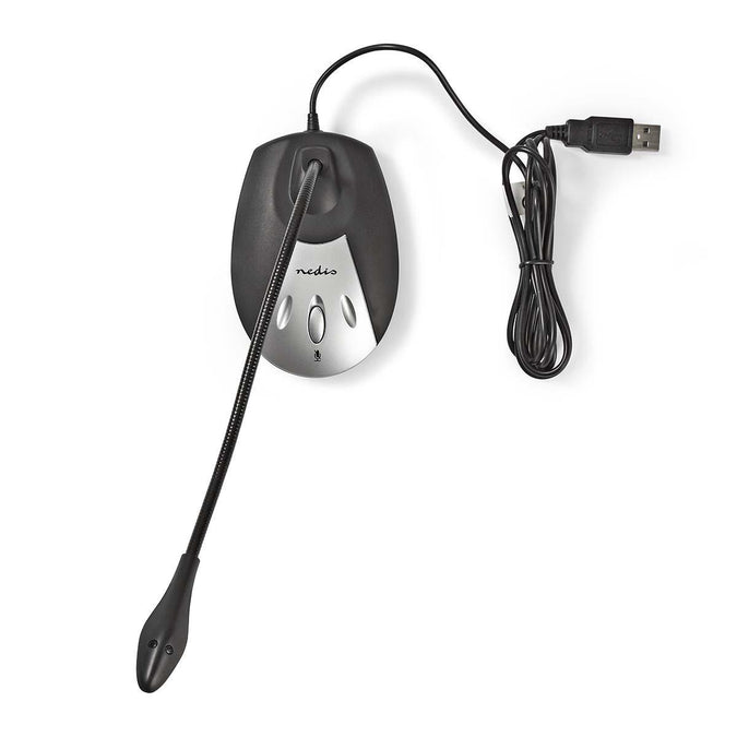 MICROFONO USB FLEXIBLE NEDIS MICDU100