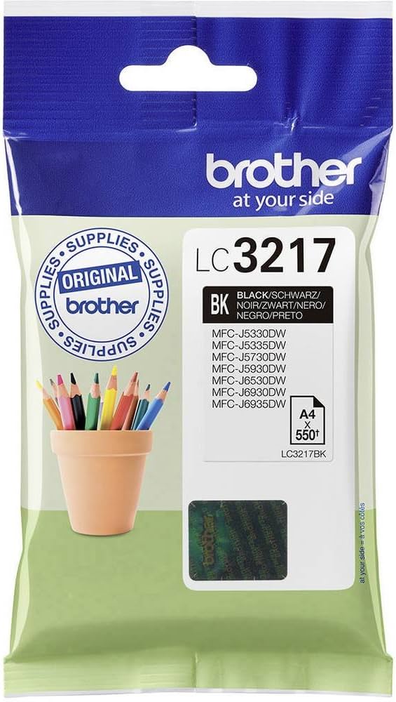 C O BROTHER LC3217BK NEGRO 550 PAGS