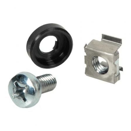 KIT TORNILLOS M6 + ARANDELAS Y TUERCAS PHASAK PP 9100 PARA ARMARIOS RACK