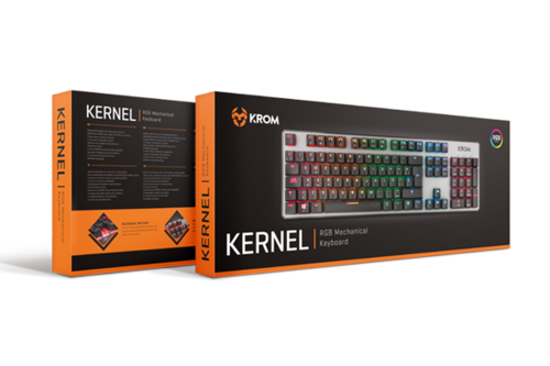 TECLADO GAMING MECANICO USB KROM KERNEL TKL RGB (SIN NUMERICO) NXKROMKRNLTKL