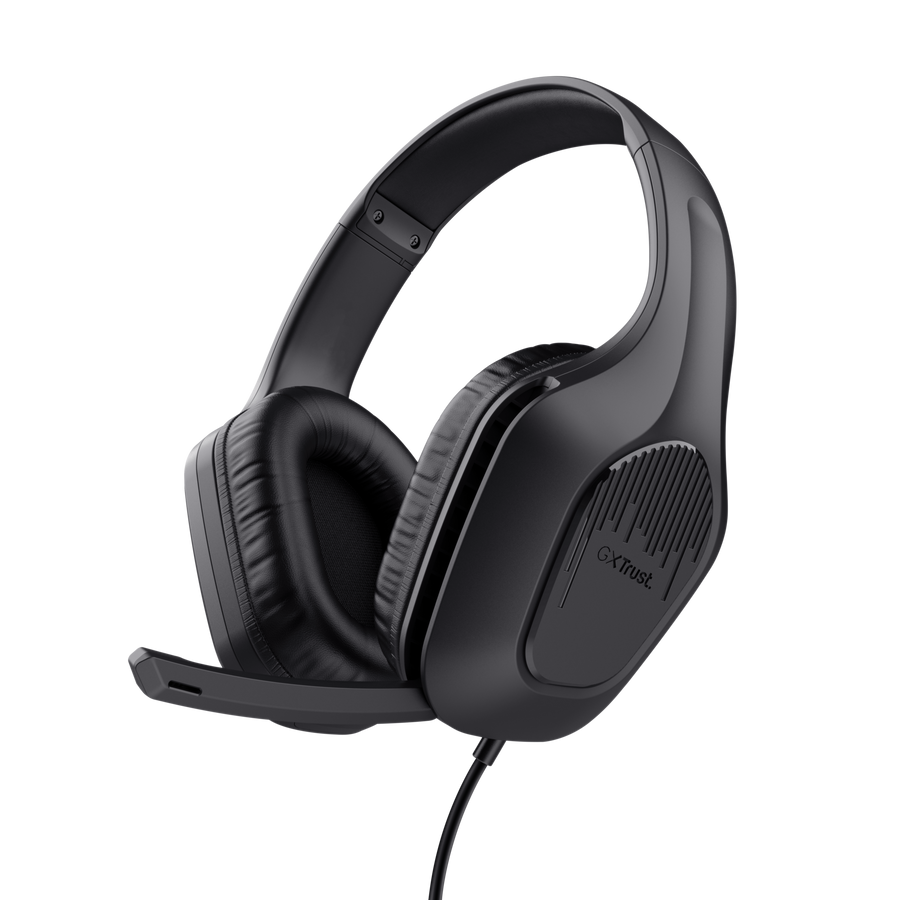 AURICULARES GAMING DIADEMA MICRO TRUST GXT 415 ZIROX CTRL VOL.+MUTE (CABLE 2M) (JACK 3.5)