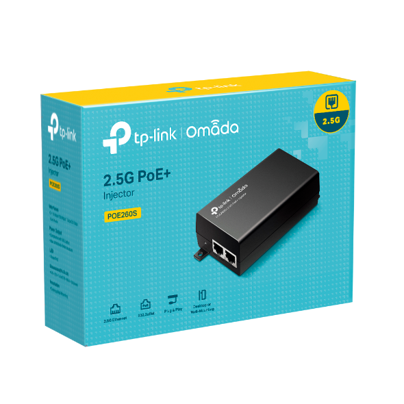 INYECTOR POE+ 2.5G 30W TP-LINK TL-POE260S