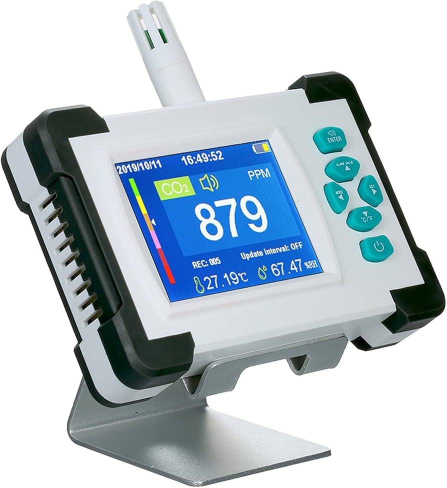DETECTOR MEDIDOR CO2 MANO SOBREMESA HOMOLOGADO