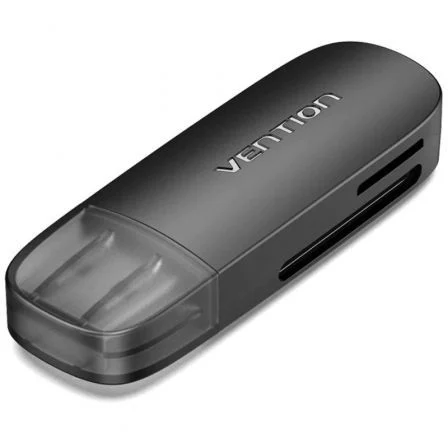 LECTOR EXTERNO TARJETAS MICROSD / SD USB 2.0 (TIPO PENDRIVE) VENTION CLEB0
