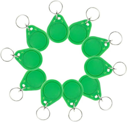 [Z013630] LLAVERO IDENTIFICACION PROXIMIDAD MF RFID 13.56MHZ RESIST. AGUA (PACK 10UD)