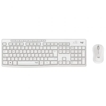 [Z012469] TECLADO + RATON INALAMBRICOS LOGITECH MK295 SILENT BLANCO