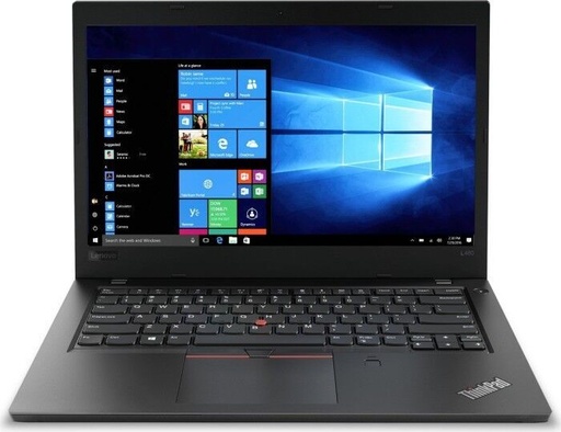 [Z014270] PORTATIL REFUR 14" LENOVO L480 I3-8130U 8GB 256GB TECLADO ESP + PACK 324€