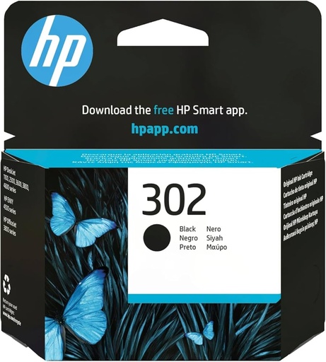 [Z020151] C O HP 302 NEGRO F6U66AE
