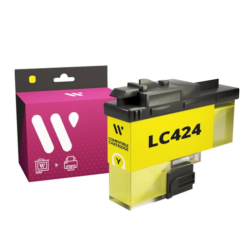 [Z013949] C C BROTHER LC424Y AMARILLO 750 PAGS