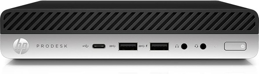 [Z020878] ORDENADOR REFUR HP PRODESK 600 G4 MINI I5-8500T 8GB 256GB + PACK 324€