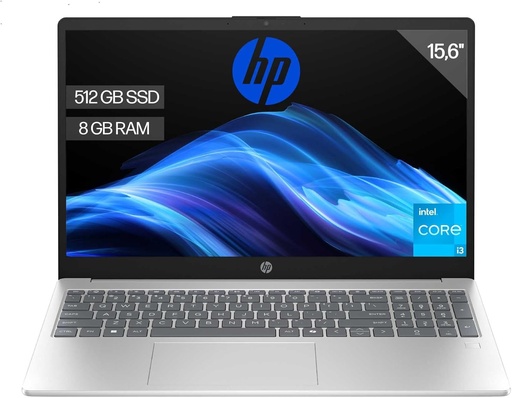 [Z021739] PORTATIL 15,6" HP 15-FD I3-N305 8GB 512GB SIN S.O. + PACK 578€ (CON AC)