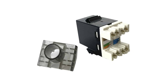 [Z021783] CONECTOR KEYSTONE RJ45 180º CAT6 DUAL BLOCK UTP PHASAK SD 3018