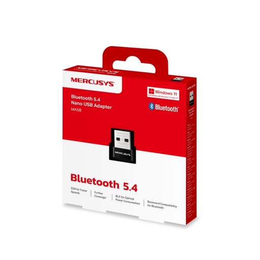 [Z021861] ADAPTADOR BLUETOOTH 5.4 USB MERCUSYS MA5B