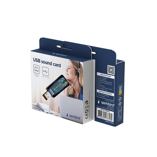 [Z021911] TARJETA SONIDO EXTERNA USB GEMBIRD SC-USB-02
