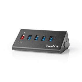 [Z013417] HUB USB 3.2 GEN1 5 PUERTOS (1xQC3.0) NEDIS UHUBUP3510 ALIMENTADO